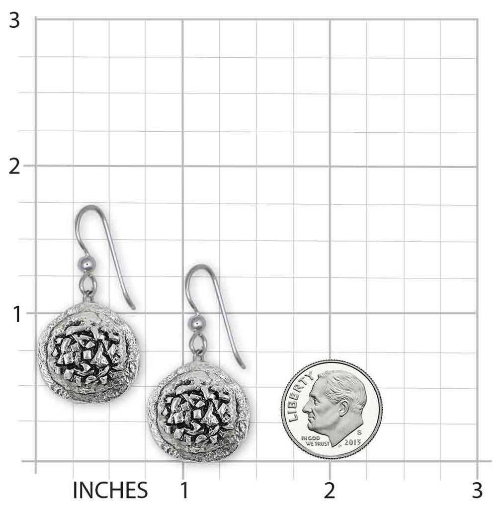 Taco Earrings Sterling Silver Food Tostada Earrings Novelty Gift MX1-E