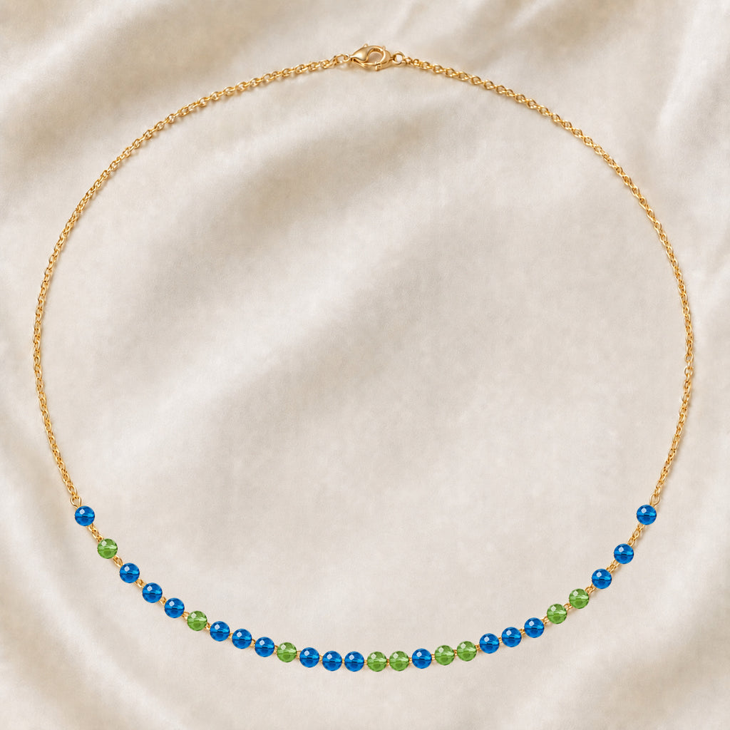 Custom 16 Inch 14k yellow Gold JETT Necklace
