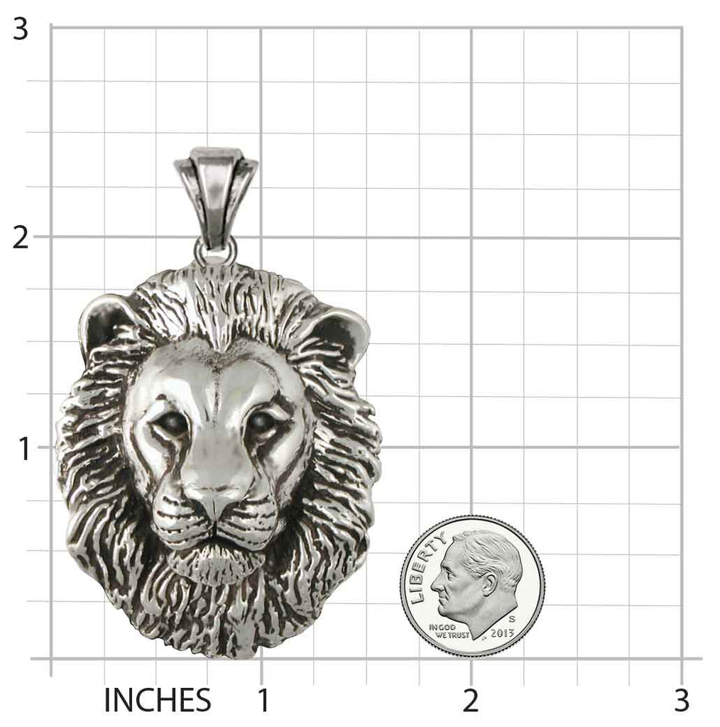 Lion Pendant Jewelry Sterling Silver Handmade Lion Pendant LI1-P