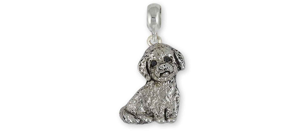 Poochon Pandora Charms Poochon Pandora Charm Slide Sterling Silver Bichapoo Jewelry Poochon Pandora jewelry