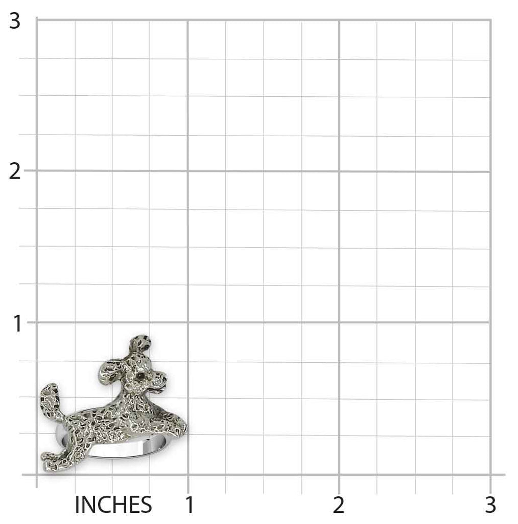 Poodle Ring Sterling Silver Handmade Poodle Jewelry  PD10-R
