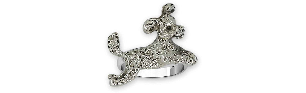 Poodle Charms Poodle Ring Sterling Silver Poodle Jewelry Poodle jewelry