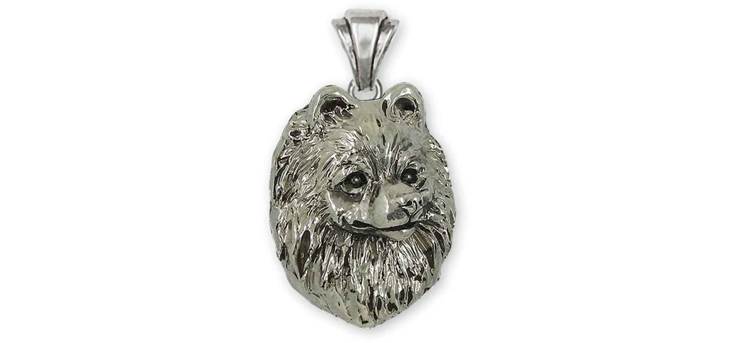 Pomeranian Charms Pomeranian Pendant Sterling Silver Pomeranian Jewelry Pomeranian jewelry