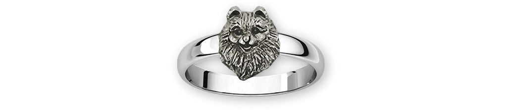 Pomeranian Charms Pomeranian Ring Sterling Silver Pomeranian Jewelry Pomeranian jewelry