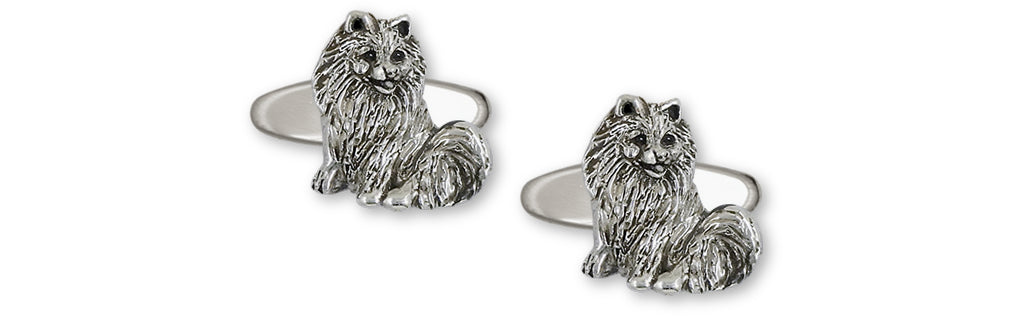 Pomeranian Charms Pomeranian Cufflinks Sterling Silver Pomeranian Jewelry Pomeranian jewelry