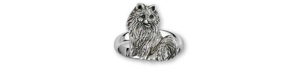 Pomeranian Charms Pomeranian Ring Sterling Silver Pomeranian Jewelry Pomeranian jewelry