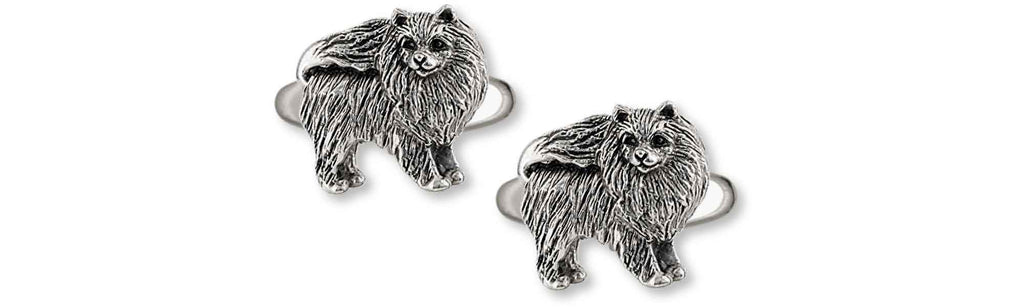 Pomeranian Charms Pomeranian Cufflinks Sterling Silver Pomeranian Jewelry Pomeranian jewelry