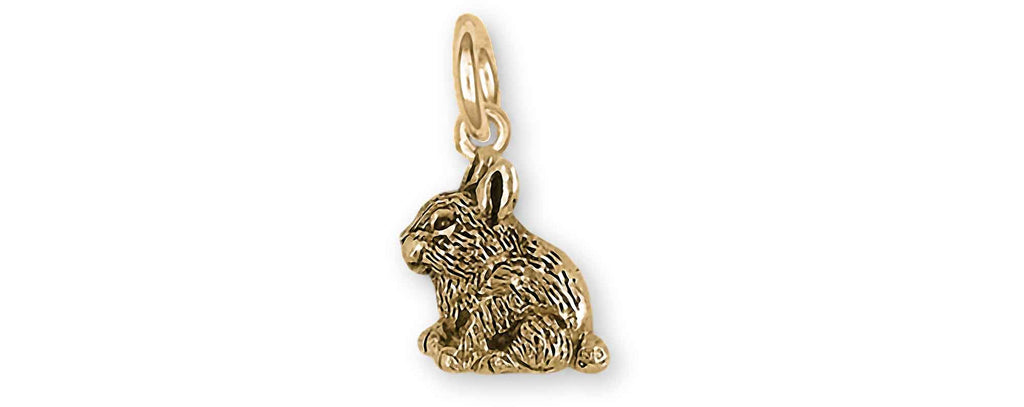 Rabbit Charms Rabbit Charm 14k Gold Vermeil Bunny Rabbit Jewelry Rabbit jewelry