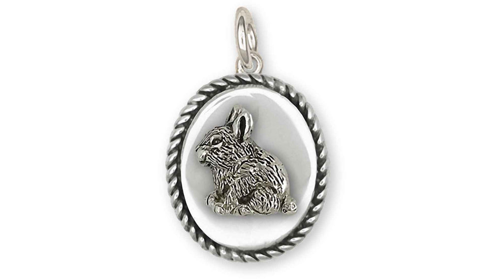 Rabbit Charms Rabbit Charm Sterling Silver Bunny Rabbit Jewelry Rabbit jewelry