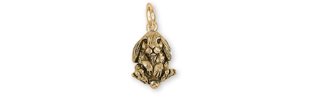 Rabbit Charms Rabbit Charm 14k Yellow Gold Bunny Rabbit Jewelry Rabbit jewelry