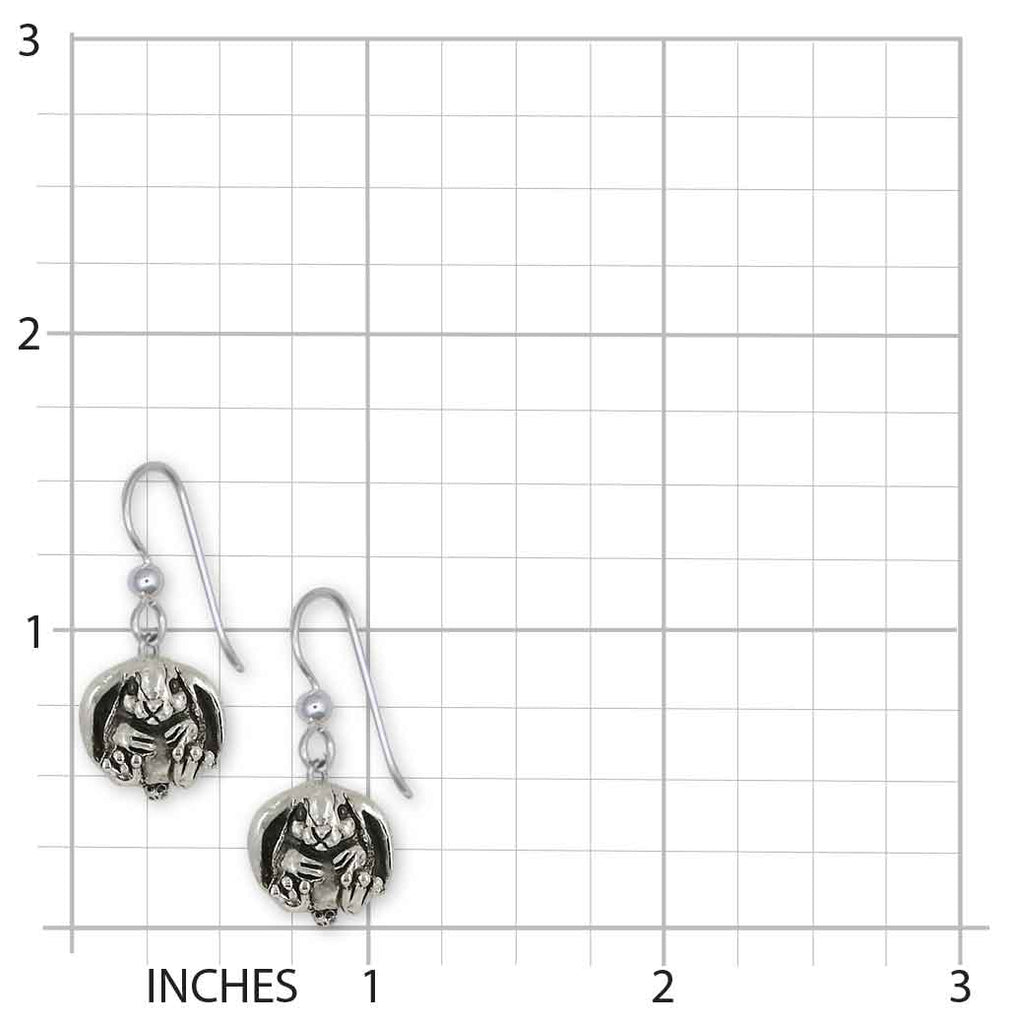 Rabbit Earrings Sterling Silver Handmade Bunny Rabbit Jewelry  RA21-E