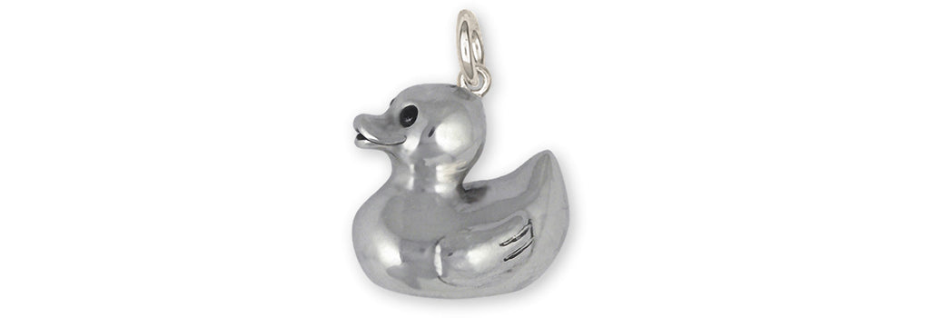 Rubber Ducky Charms Rubber Ducky Charm Sterling Silver Rubber Ducky Jewelry Rubber Ducky jewelry
