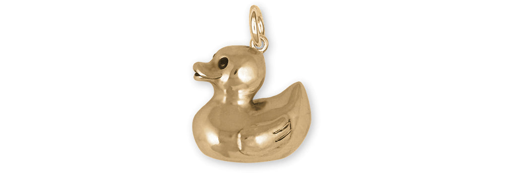 Rubber Ducky Charms Rubber Ducky Charm 14k Yellow Gold Rubber Ducky Jewelry Rubber Ducky jewelry
