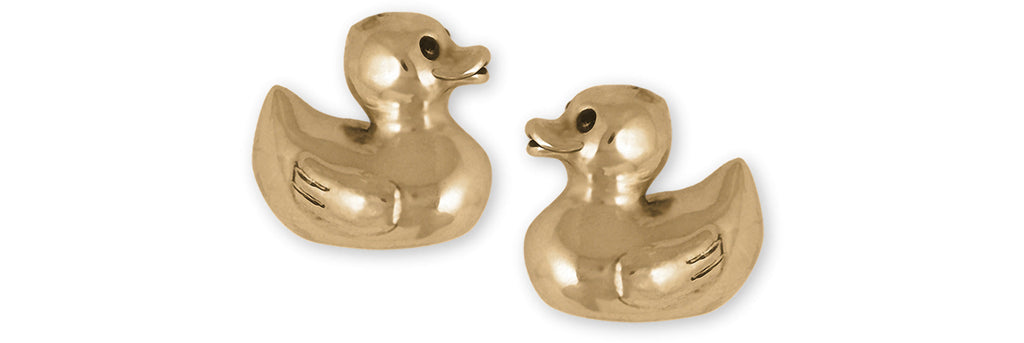 Rubber Ducky Charms Rubber Ducky Cufflinks 14k Gold Vermeil Rubber Ducky Jewelry Rubber Ducky jewelry