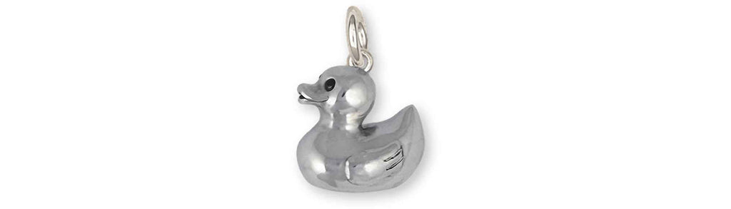 Rubber Ducky Charms Rubber Ducky Charm Sterling Silver Rubber Ducky Jewelry Rubber Ducky jewelry