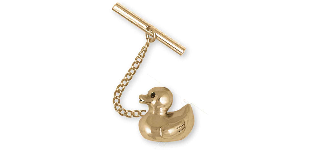 Rubber Ducky Charms Rubber Ducky Tie Tack 14k Gold Vermeil Rubber Ducky Jewelry Rubber Ducky jewelry