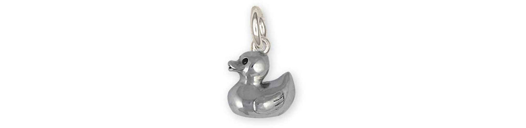 Rubber Ducky Charms Rubber Ducky Charm Sterling Silver Rubber Ducky Jewelry Rubber Ducky jewelry
