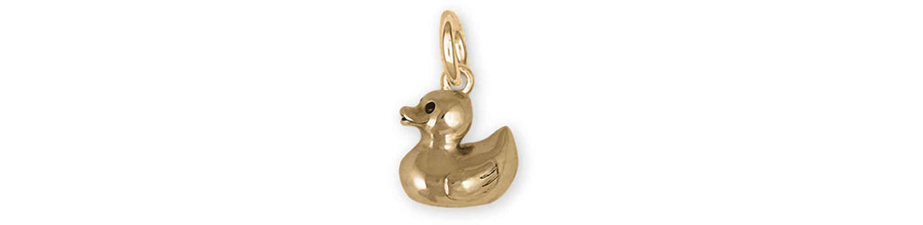 Rubber Ducky Charms Rubber Ducky Charm 14k Yellow Gold Rubber Ducky Jewelry Rubber Ducky jewelry