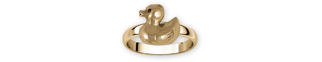 Rubber Ducky Charms Rubber Ducky Ring 14k Gold Vermeil Rubber Ducky Jewelry Rubber Ducky jewelry