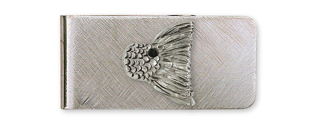 Redfish Tail Charms Redfish Tail Money Clip Sterling Silver And Stainless Steel Redfish Tail Jewelry Redfish Tail jewelry