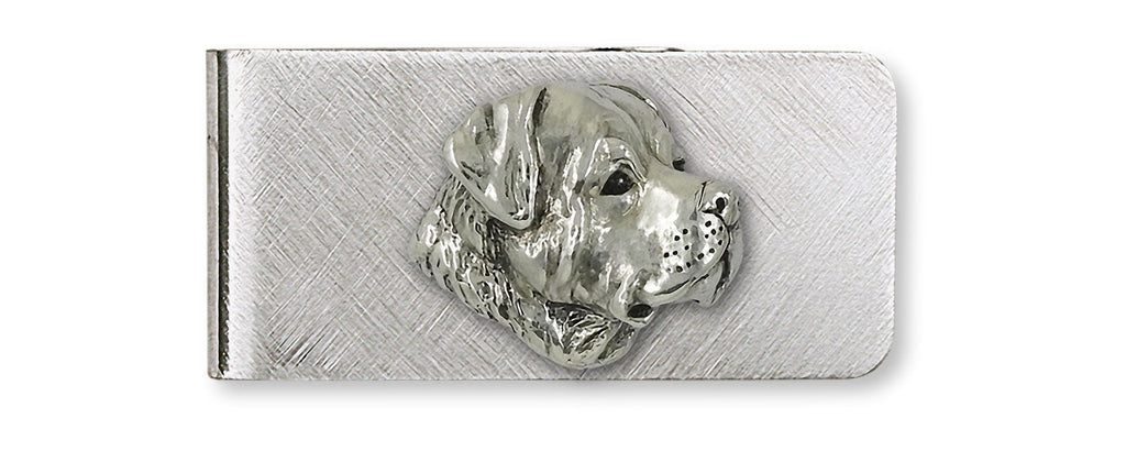 Rottweiler Charms Rottweiler Money Clip Sterling Silver And Stainless Steel Rottie Jewelry Rottweiler jewelry