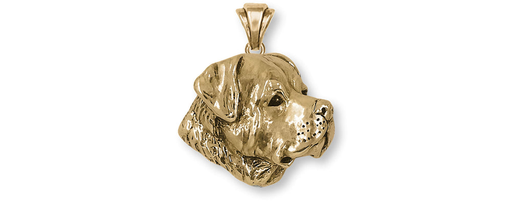 Rottweiler Charms Rottweiler Pendant 14k Gold Vermeil Rottie Jewelry Rottweiler jewelry