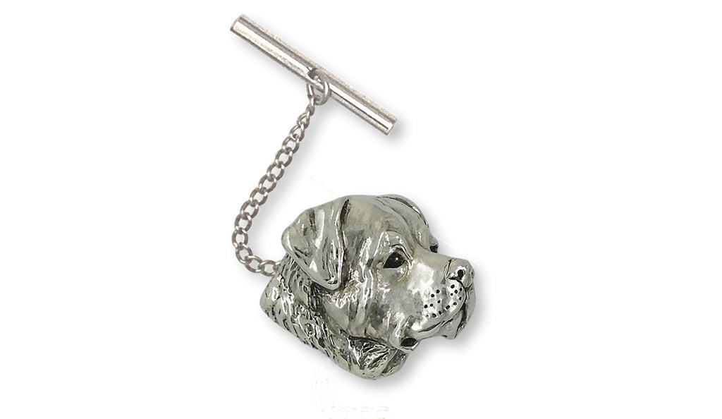 Rottweiler Charms Rottweiler Tie Tack Sterling Silver Rottie Jewelry Rottweiler jewelry