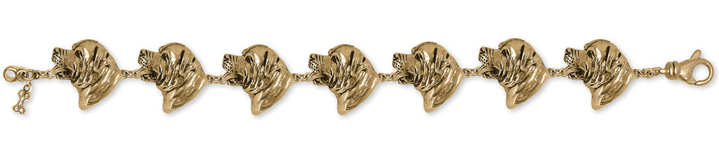Rottweiler Charms Rottweiler Bracelet 14k Gold Vermeil Rottweiler Rottie Jewelry Rottweiler jewelry