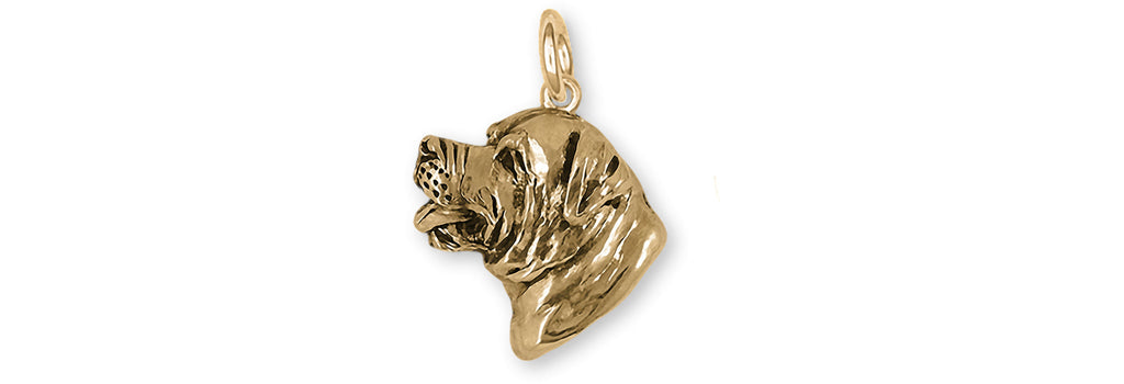 Rottweiler Charms Rottweiler Charm 14k Gold Vermeil Rottweiler Rottie Jewelry Rottweiler jewelry