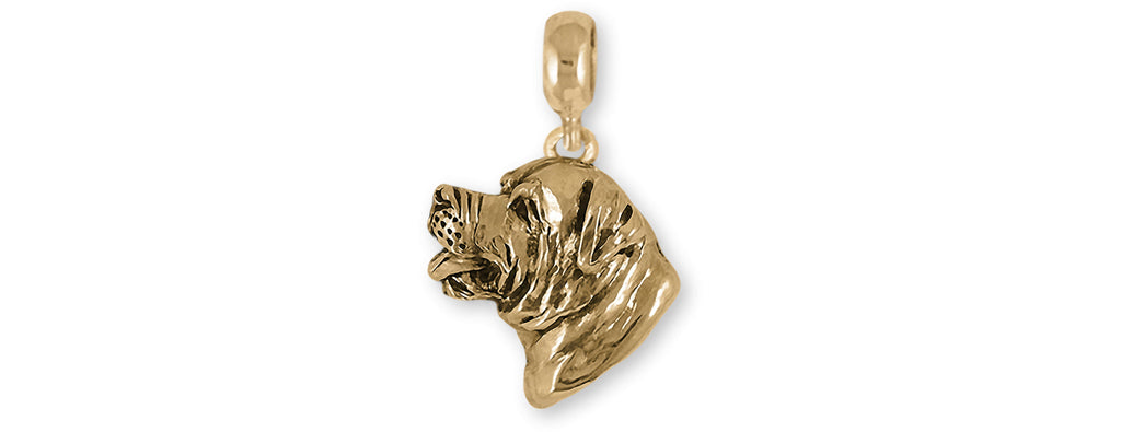 Rottweiler Pandora Charms Rottweiler Pandora Charm Slide 14k Yellow Gold Rottweiler Rottie Jewelry Rottweiler Pandora jewelry