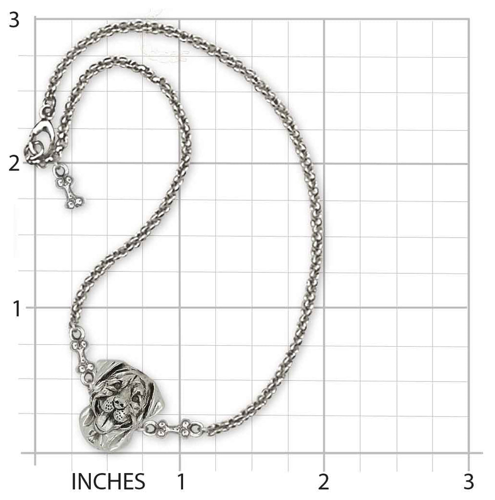 Rottweiler Bracelet Sterling Silver Handmade Rottweiler Jewelry  RTW4-B