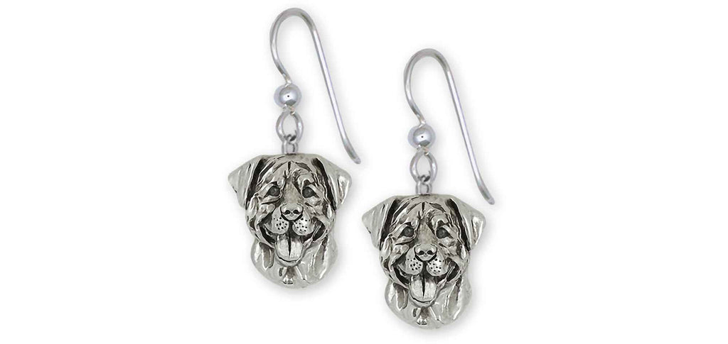 Rottweiler Charms Rottweiler Earrings Sterling Silver Rottweiler Jewelry Rottweiler jewelry