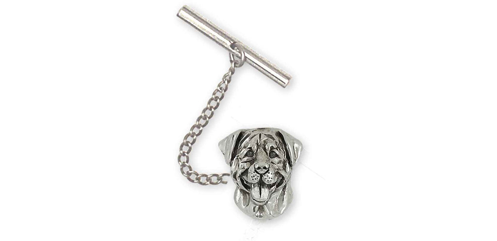 Rottweiler Charms Rottweiler Tie Tack Sterling Silver Rottweiler Jewelry Rottweiler jewelry