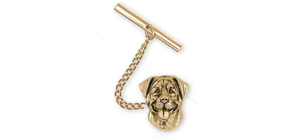Rottweiler Charms Rottweiler Tie Tack 14k Gold Vermeil Rottweiler Jewelry Rottweiler jewelry