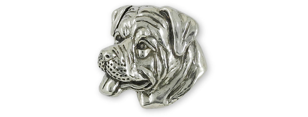 Rottweiler Charms Rottweiler Brooch Pin Sterling Silver Rottweiler Jewelry Rottweiler jewelry