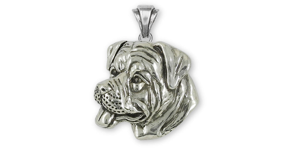 Rottweiler Charms Rottweiler Pendant Sterling Silver Rottweiler Jewelry Rottweiler jewelry