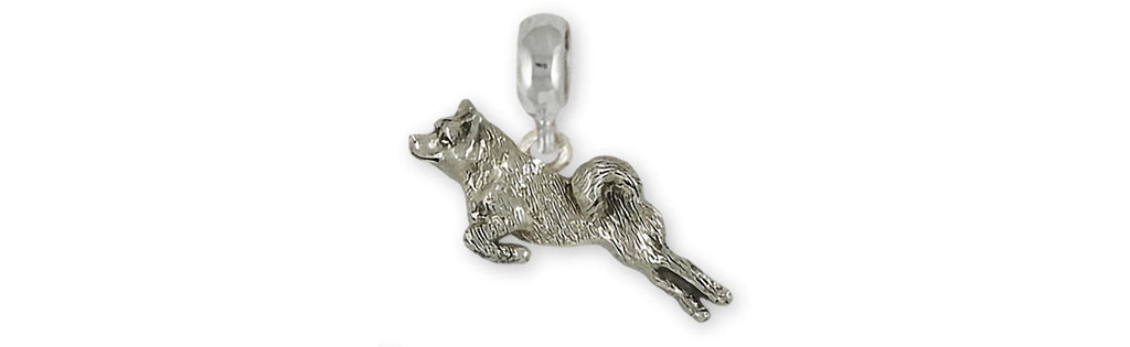 Shiba Inu Charms Shiba Inu Charm Slide Sterling Silver Shiba Inu Jewelry Shiba Inu jewelry