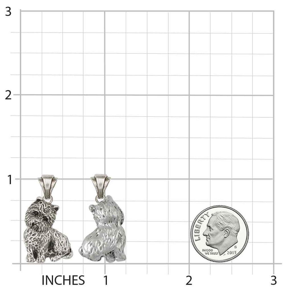 Westie Pendant Jewelry Sterling Silver Handmade West Highland White Terrier Pendant WT7-P