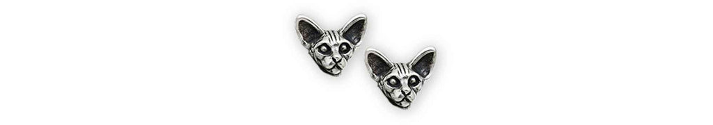 Sphynx Cat Charms Sphynx Cat Earrings Sterling Silver Cat Jewelry Sphynx Cat jewelry