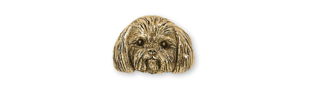 Shih Tzu Charms Shih Tzu Ring 14k Yellow Gold Shih Tzu Jewelry Shih Tzu jewelry