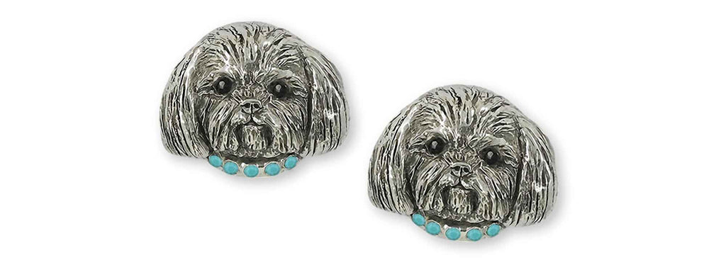 Shih Tzu Charms Shih Tzu Cufflinks Sterling Silver Shih Tzu Jewelry Shih Tzu jewelry