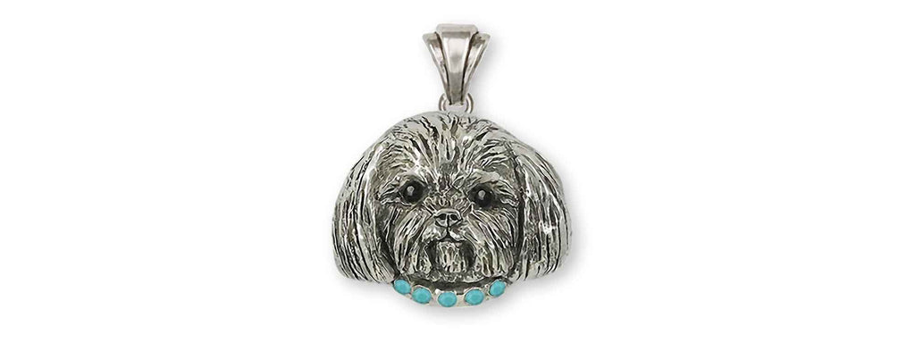 Shih Tzu Charms Shih Tzu Pendant Sterling Silver Shih Tzu Jewelry Shih Tzu jewelry