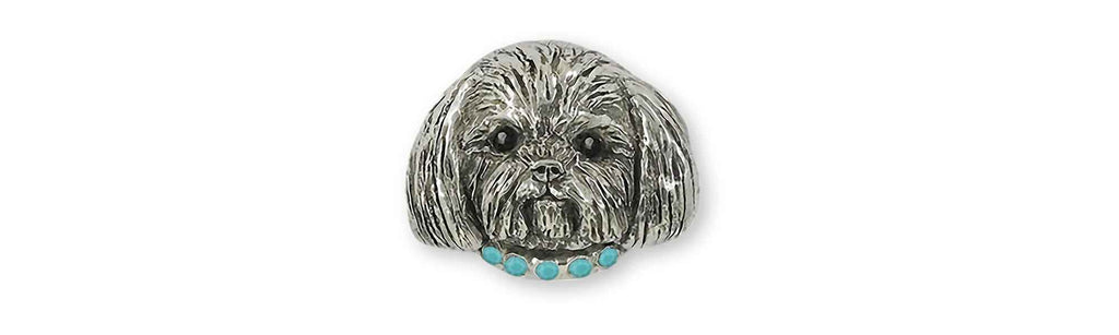 Shih Tzu Charms Shih Tzu Ring Sterling Silver Shih Tzu Jewelry Shih Tzu jewelry