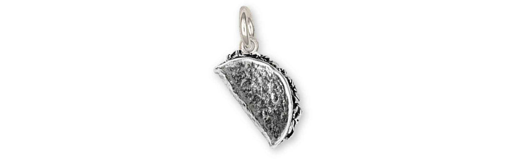 Taco Charms Taco Charm Sterling Silver Taco Jewelry Taco jewelry