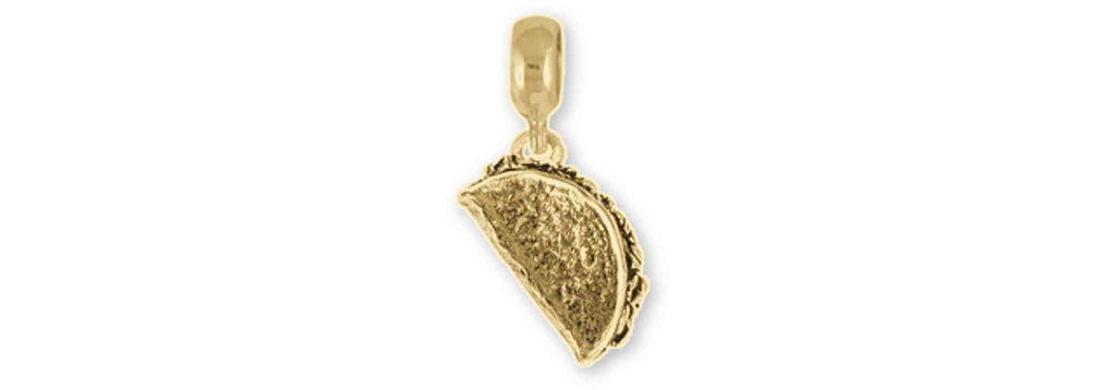 Taco Charms Taco Charm Slide 14k Gold Vermeil Taco Jewelry Taco jewelry