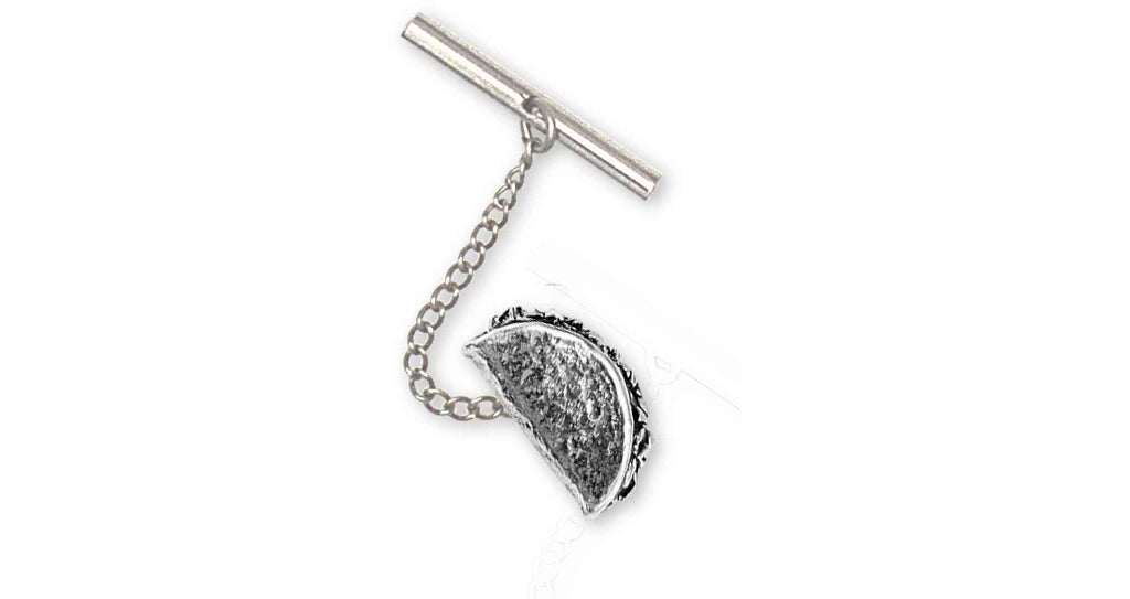 Taco Charms Taco Tie Tack Sterling Silver Taco Jewelry Taco jewelry