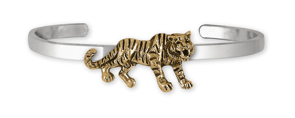 Tiger Charms Tiger Bracelet 14k Gold Vermeil Tiger Jewelry Tiger jewelry