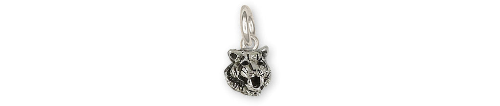 Tiger Charms Tiger Charm Sterling Silver Tiger Jewelry Tiger jewelry