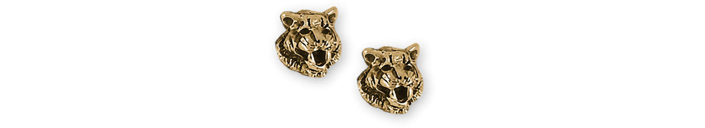 Tiger Charms Tiger Earrings 14k Gold Vermeil Tiger Jewelry Tiger jewelry