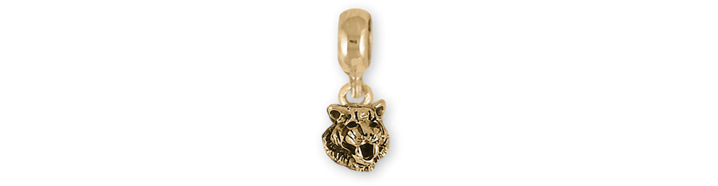 Tiger Pandora Charms Tiger Pandora Charm Slide 14k Gold Vermeil Tiger Jewelry Tiger Pandora jewelry